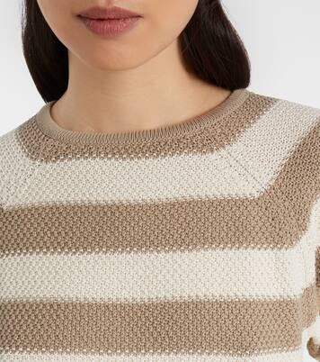 Ellisse striped cotton sweater | Max Mara