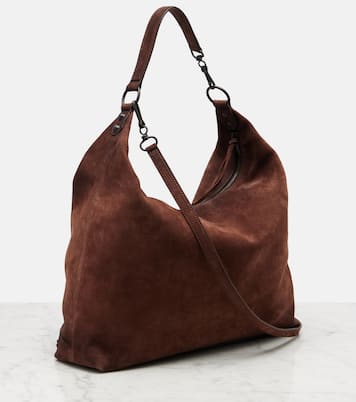 Le City suede shoulder bag | Balenciaga