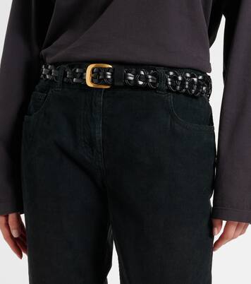 Woven leather belt | The Row