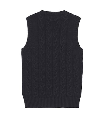 Pullunder Downy Cables aus Kaschmir | Loro Piana Kids