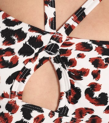 Fountain leopard-print sports bra | Varley