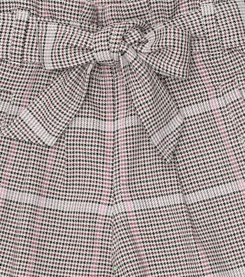 Pantaloni in cotone pied-de-poule | Brunello Cucinelli Kids