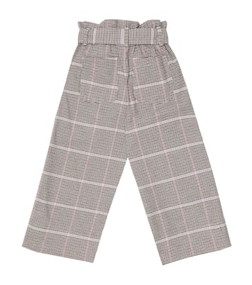 Pantaloni in cotone pied-de-poule | Brunello Cucinelli Kids