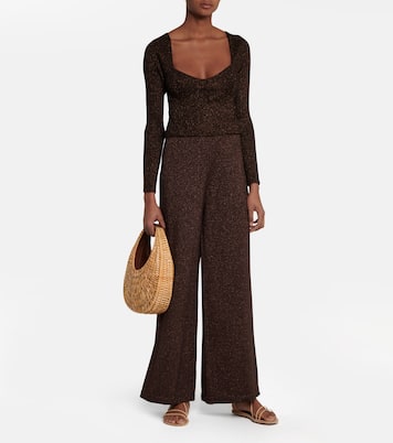 Cerro metallic sweater | Staud