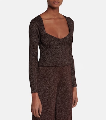 Cerro metallic sweater | Staud