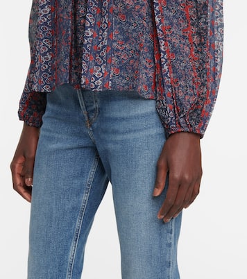 Deetra floral silk blouse | Ulla Johnson