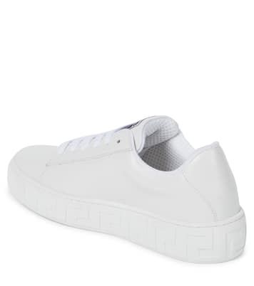 Sneakers in pelle con logo | Versace Kids