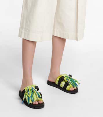 x Suicoke fringed sandals | Alanui
