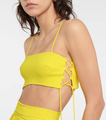 Lace-up bralette | David Koma
