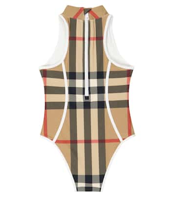Vintage Check swimsuit in beige - Burberry Kids | Mytheresa