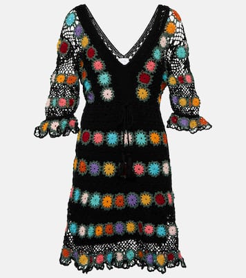 Vestido corto Bouquet de croché | Anna Kosturova