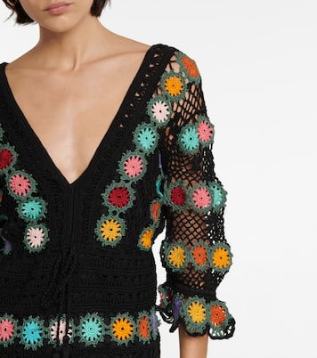 Vestido corto Bouquet de croché | Anna Kosturova