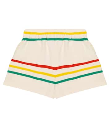 Shorts Poodle de algodón a rayas | The Animals Observatory