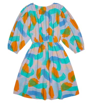 Printed linen-blend dress | Bobo Choses