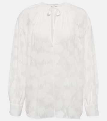 Bluse aus Seide und Baumwolle | Vince