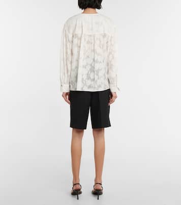 Bluse aus Seide und Baumwolle | Vince