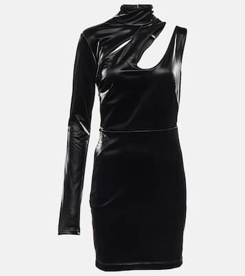 Cutout faux leather minidress | Rotate