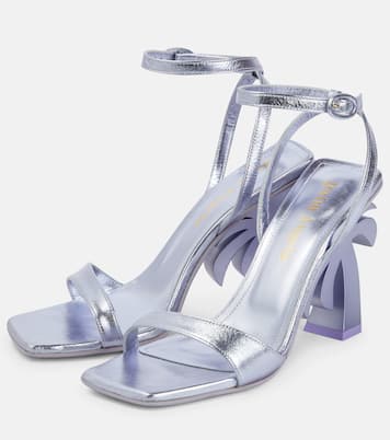 Sandalen Palm aus Metallic-Leder | Palm Angels