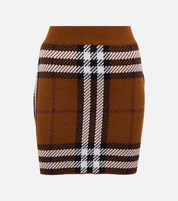 Minirock aus Wolle | Burberry