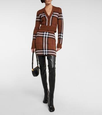 Minirock aus Wolle | Burberry