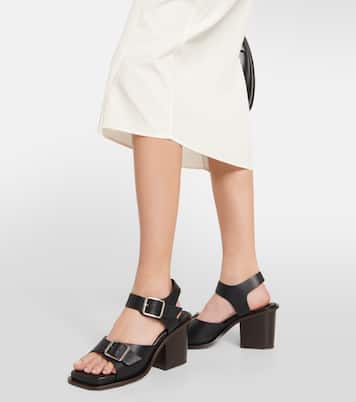 Verzierte Sandalen aus Leder | Lemaire