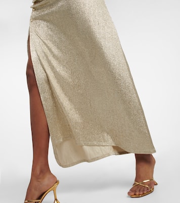 Robe portefeuille métallisée | Rabanne