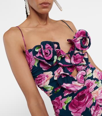 Floral ruched minidress | Magda Butrym