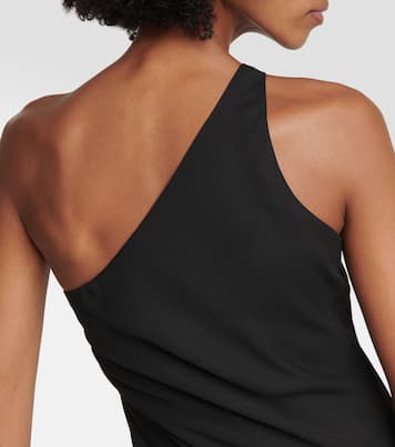 One-shoulder chiffon maxi dress | Mônot