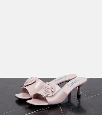 Pantoletten aus Leder | Prada