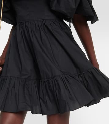 Vestido corto Lila en popelín de algodón | Ulla Johnson