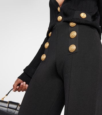 Pantaloni flared in maglia | Balmain