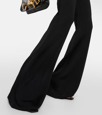 Pantaloni flared in maglia | Balmain