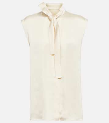 Satin sleeveless blouse | Jil Sander