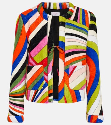 Jacke Iride aus Baumwollfrottee | Pucci