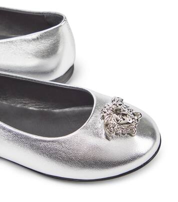 Ballerine La Medusa in pelle metallizzata | Versace Kids