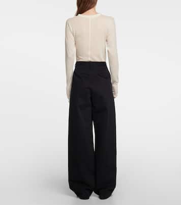 Pantalon ample Rufos en coton et laine | The Row