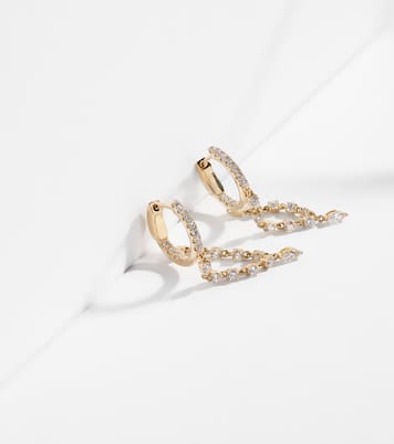 Boucles d'oreilles Sienna en or 18 ct et diamants | Anita Ko