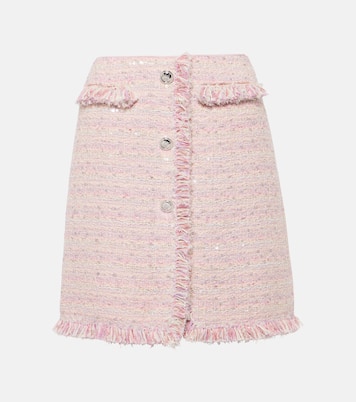 Falda corta de tweed de tiro alto | Giambattista Valli