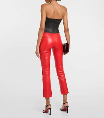 Bustier Rosalia en cuir | Stouls