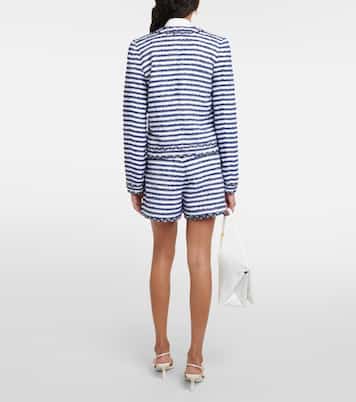 Matteo striped bouclé jacket | Rebecca Vallance