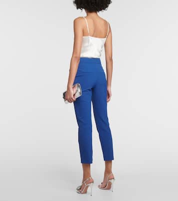 Pantaloni slim cropped Renzo a vita alta | Veronica Beard