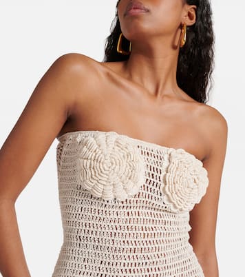 Bustier-Kleid Camellia aus Häkelstrick | Anna Kosturova