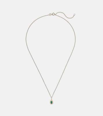 Collier Bonbon en or 14 ct et émeraude | Stone and Strand