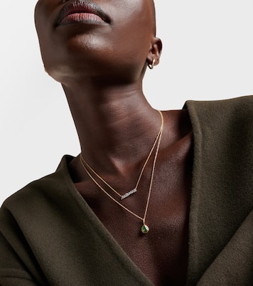 Collier Bonbon en or 14 ct et émeraude | Stone and Strand