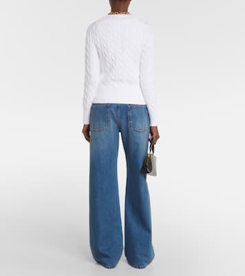 Cárdigan de punto trenzado de algodón | Polo Ralph Lauren
