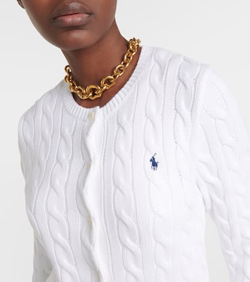 Cárdigan de punto trenzado de algodón | Polo Ralph Lauren