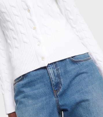 Cárdigan de punto trenzado de algodón | Polo Ralph Lauren