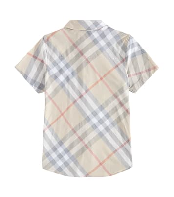 Camisa de algodón con Burberry Check | Burberry Kids