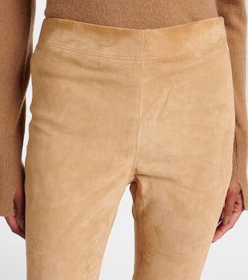 Leggings in suede a vita media | Joseph