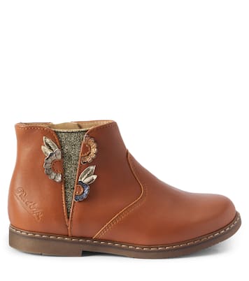 Bottines City Daisy en cuir | Pom d'Api